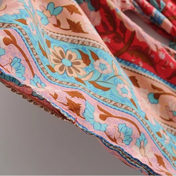 5⭐️ FAV [HOST PICK] BESTSELLER LOTUS BOHO DRESS - Picture 8 of 11